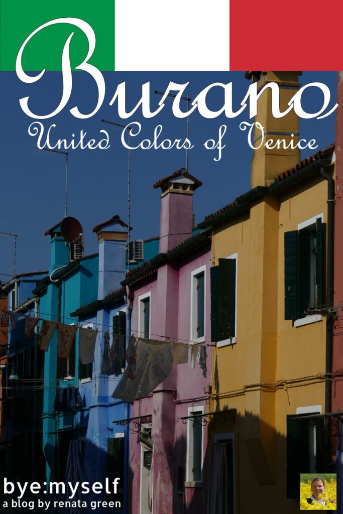 Pinnable Picture for the Post on A Day in BURANO: United Colors of Venice