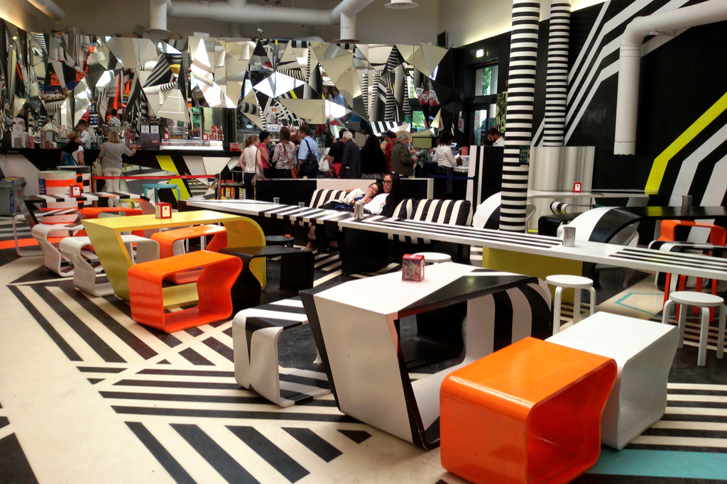 Cafeteria at the Giardini designed by Tobias Rehberger