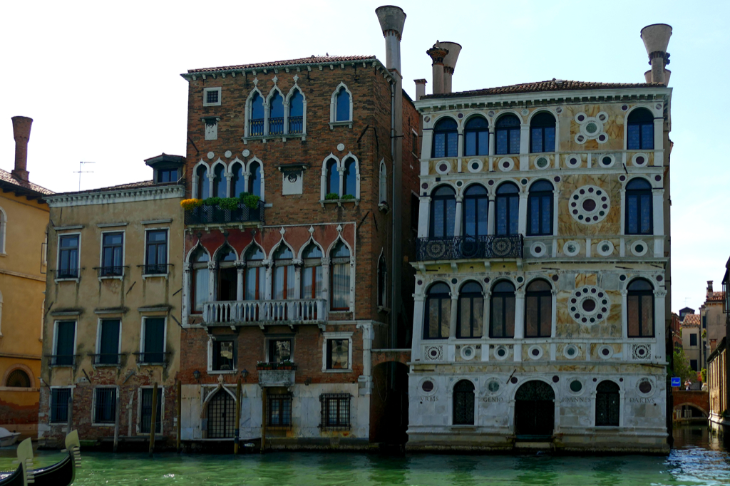 Palazzo Barbaro Wolkoff and Palazzo Dario on the Canale Grande in Venice