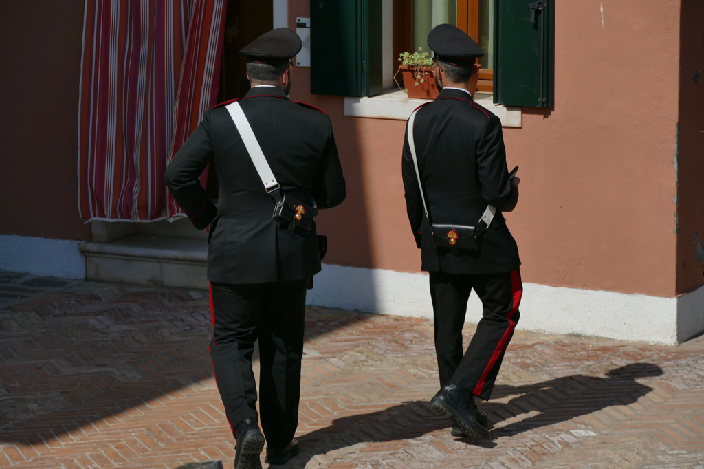 Policemen in Burano