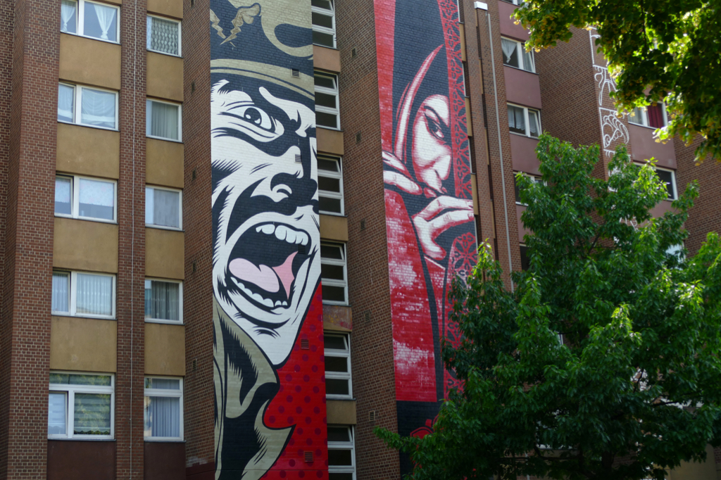 Street Art Berlin - D*FACE and SHEPARD FAIREY