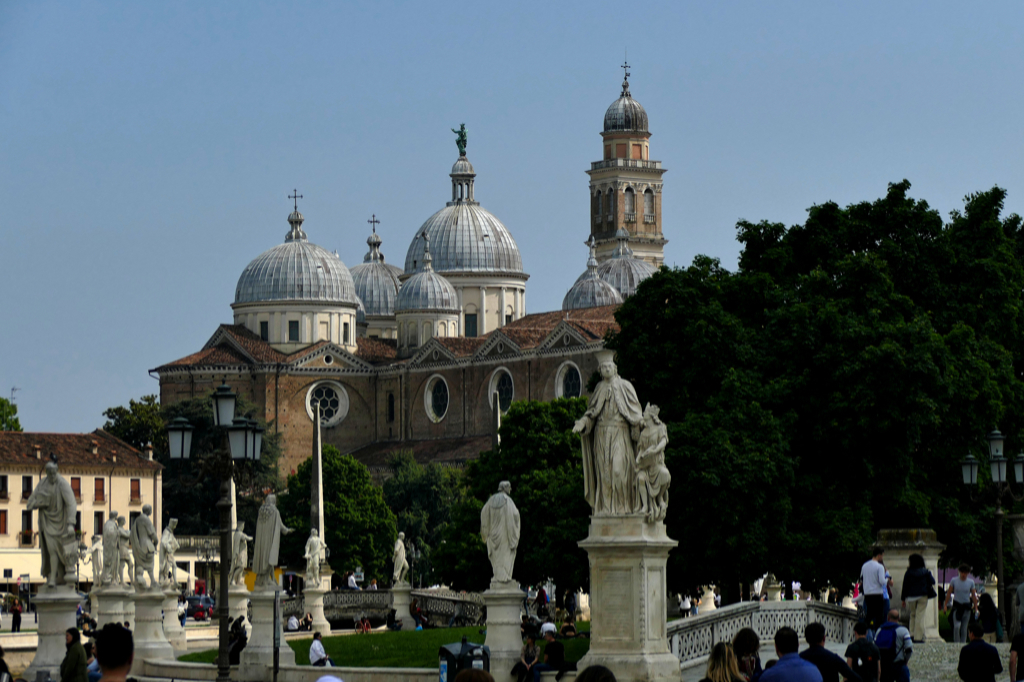 Abbey of Santa Giustina behind the Prato della Valle in Padua