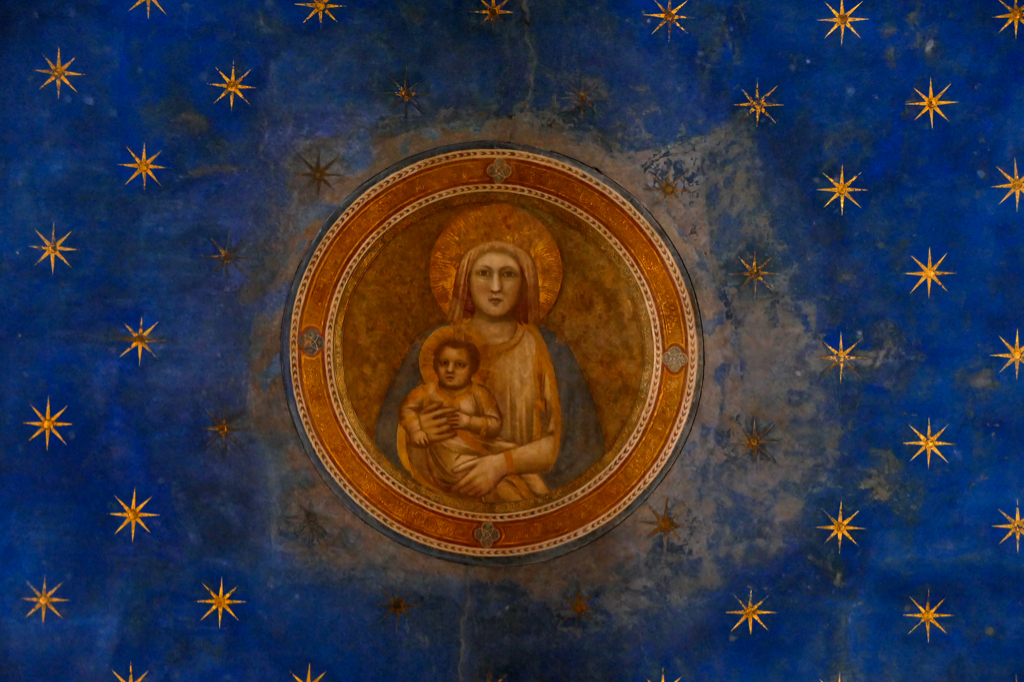 Fresco by Giotto at the Scrovegni Chapel in Padua