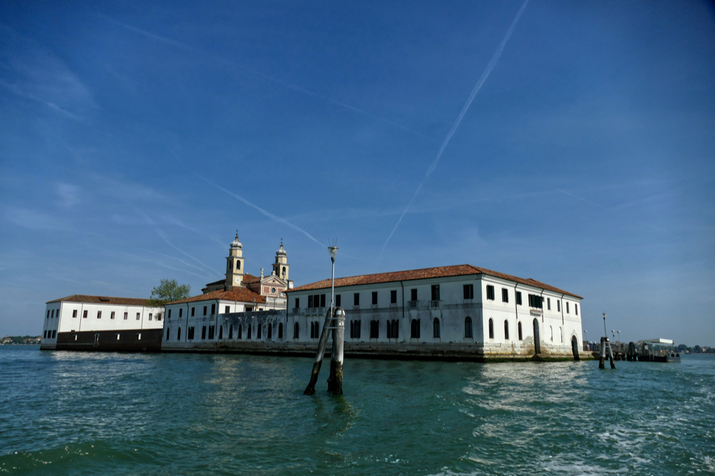 Island of San Servolo between the Lido di Venezia and the Centro Storico of Venice