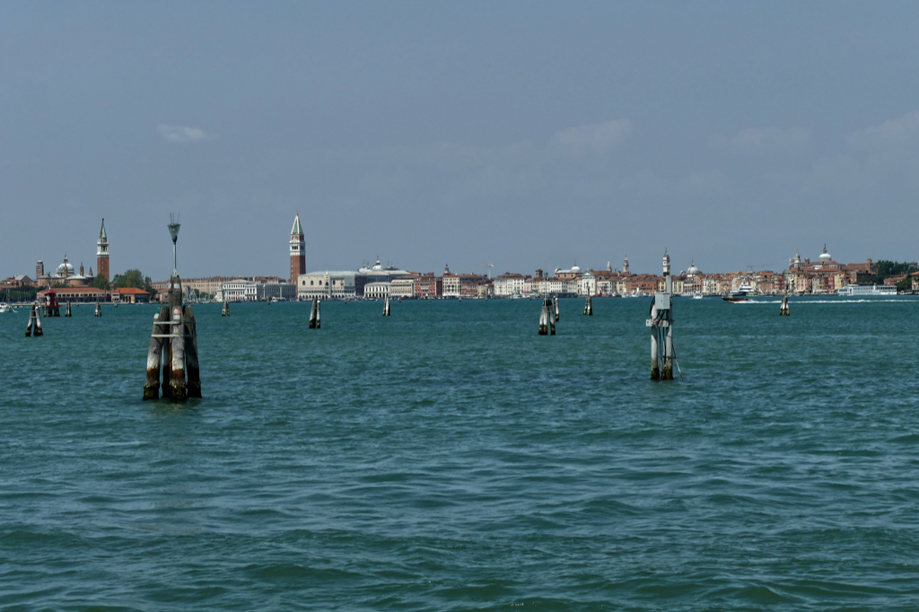 View of Venice from the Lido di Venezia