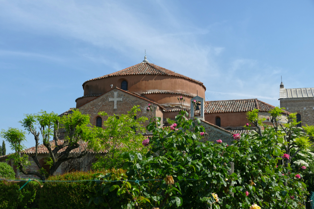 Chiesa di Santa Fosca on the island of Torcello church bridge