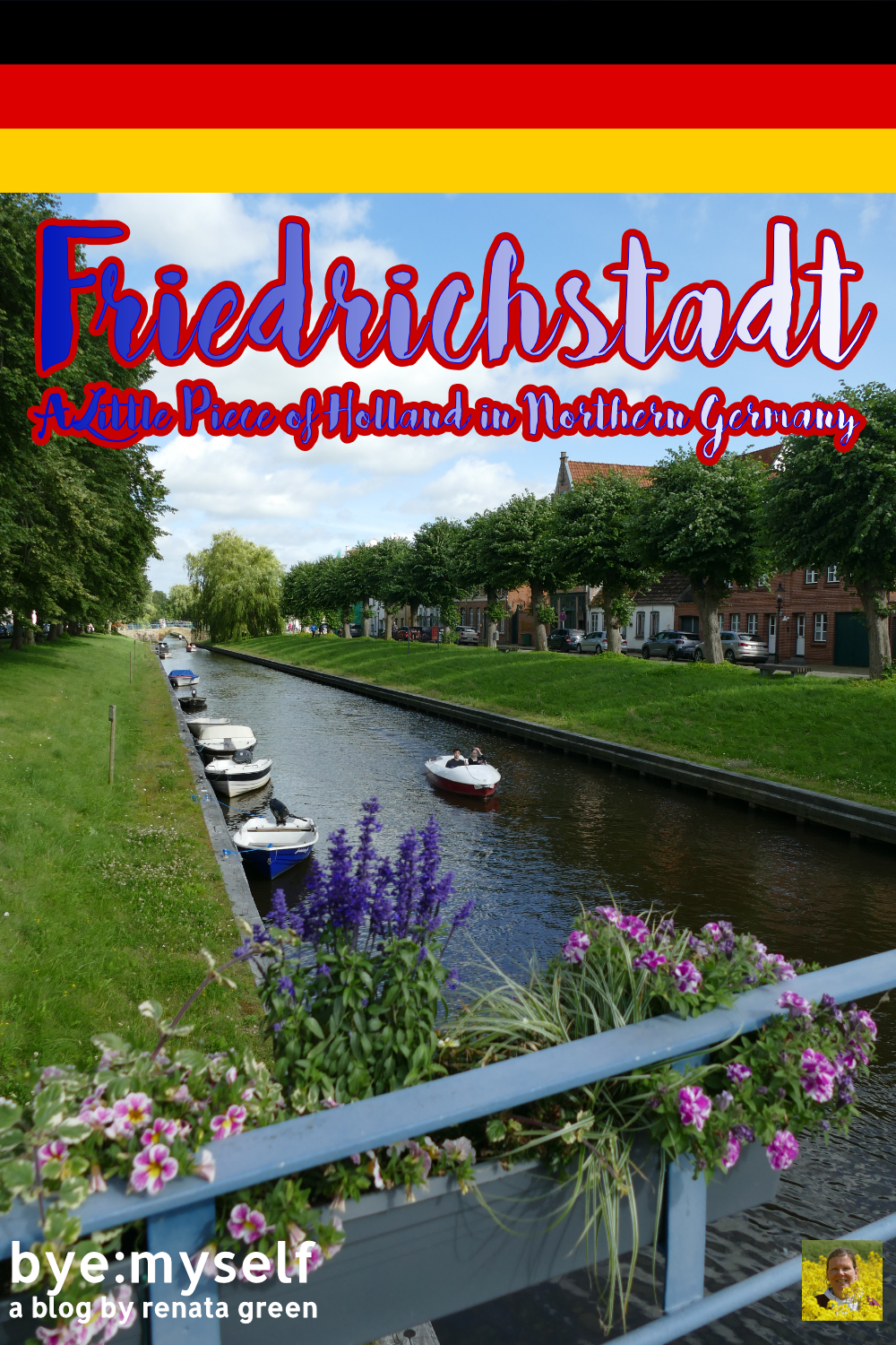 Pinnabel Picture for the Post Friedrichstadt - a little place of Holland in Northern Germany