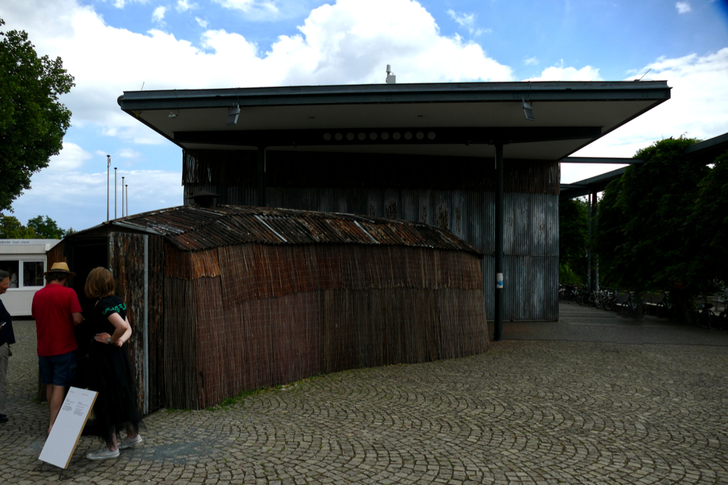 Tunnel to the documenta HALLE created by the Wajukuu Art Project from Nairobi. 