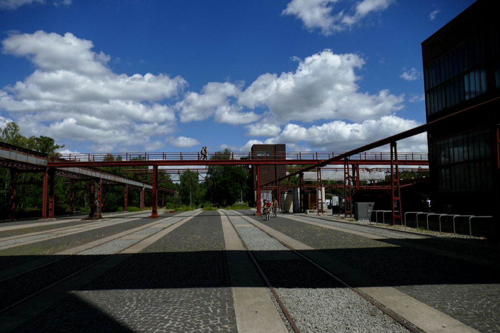 Zeche Zollverein, the former coal mine in Essen, visited on a weekend