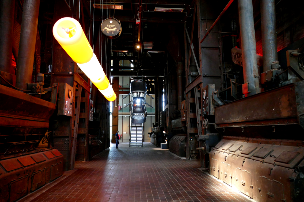 Red Dot Design Museum at the former coal mine of Essen, visited on a weekend