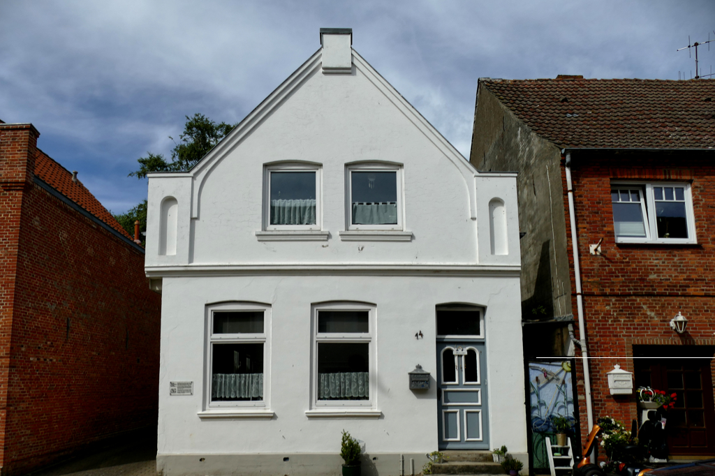Former Quaker Assembly House in Friedrichstadt, little Holland in Northern Germany.