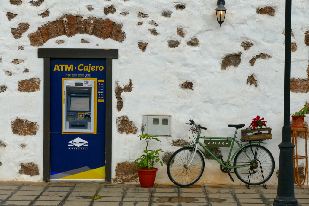 ATM in La Oliva on Fuerteventura