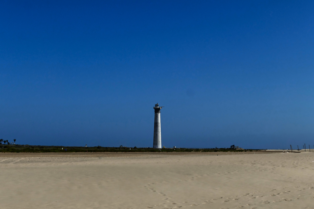 Lighthouse of Jandia in Morro Jable on Fuerteventura.
