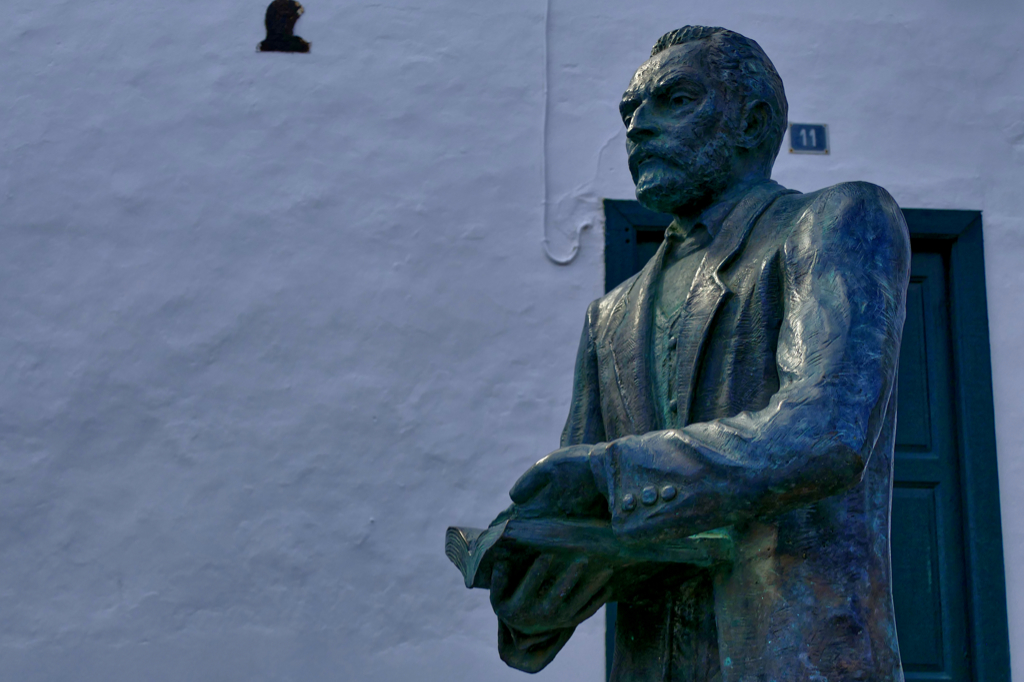 Miguel de Unamuno by Emiliano Hernández in Puerto del Rosario, Fuerteventura's Capital