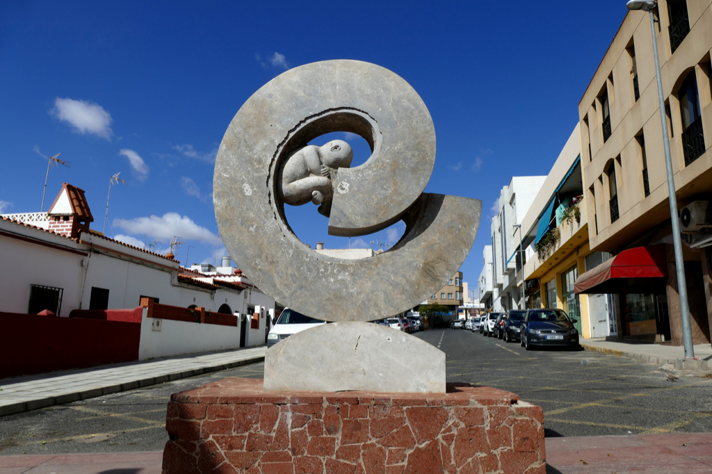 La espiral by Juan Miguel Cubas in Puerto del Rosario, the capital of Fuerteventura
