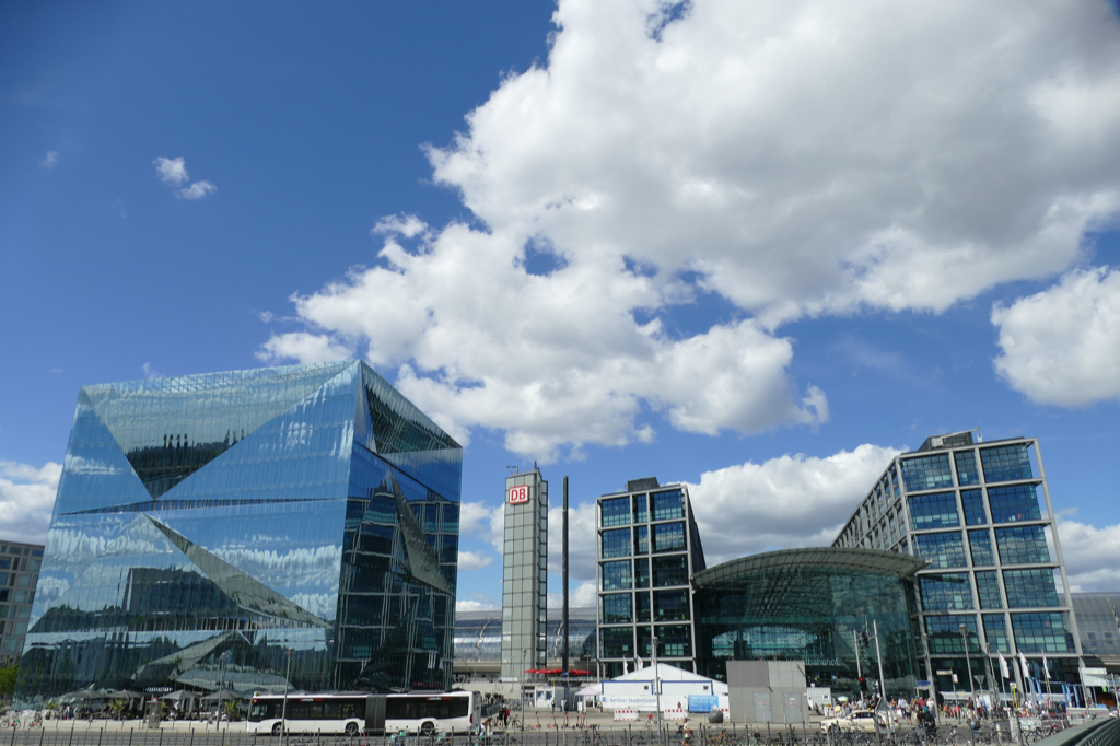 Food factory and Berlin Central Station