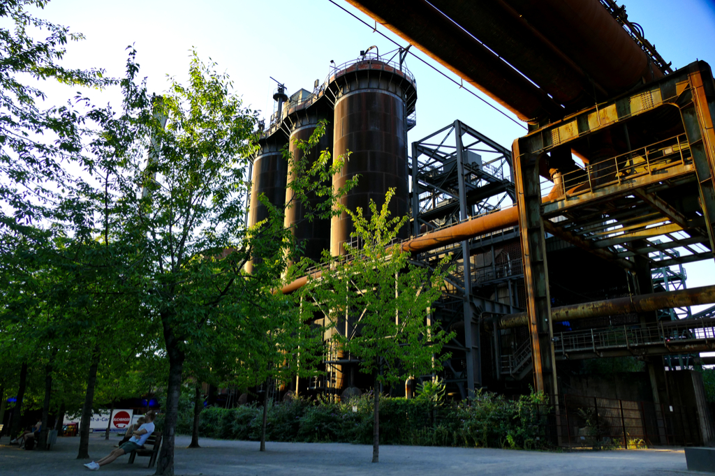 Former sweltery plant at the Landschaftspark Nord in Duisburg.