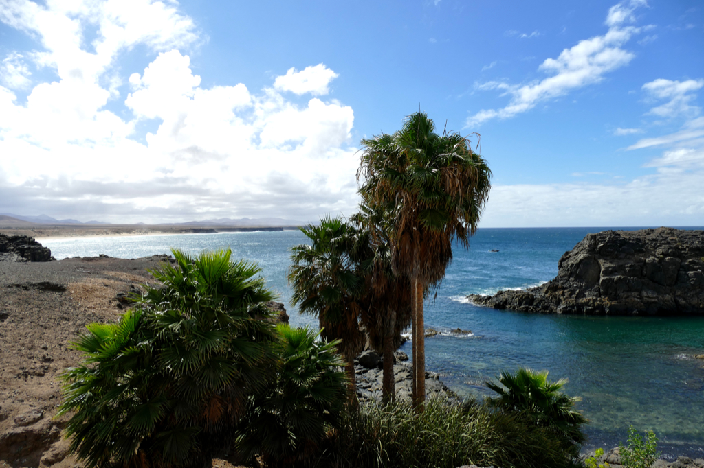 The coast south of El Cotillo.