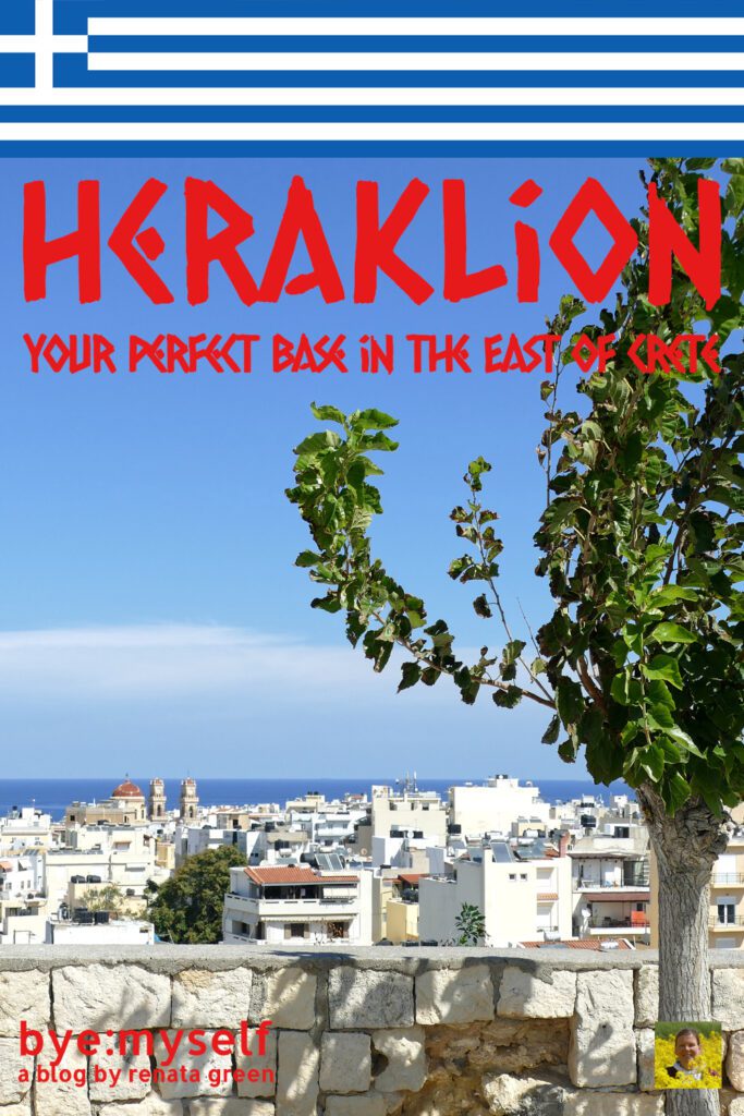 Pinnable Picture for the Post Guide to HERAKLION - Your Perfect Base in the East of Crete