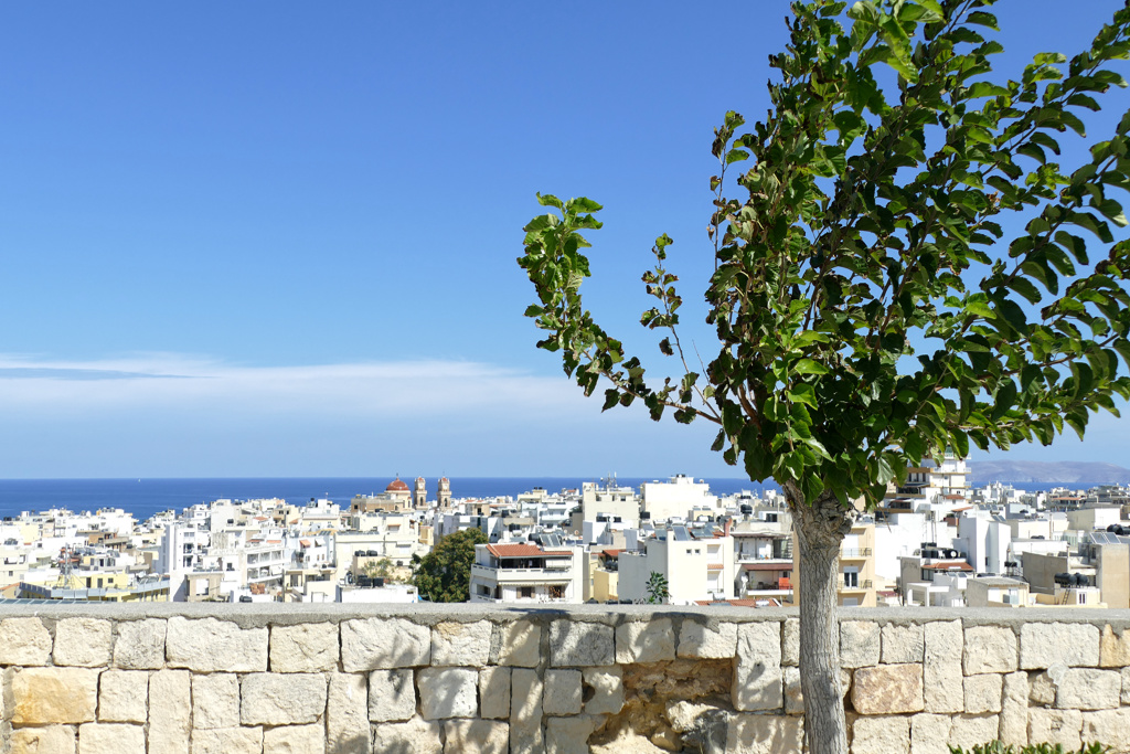 View of Heraklion, the perfect base in the east of Crete