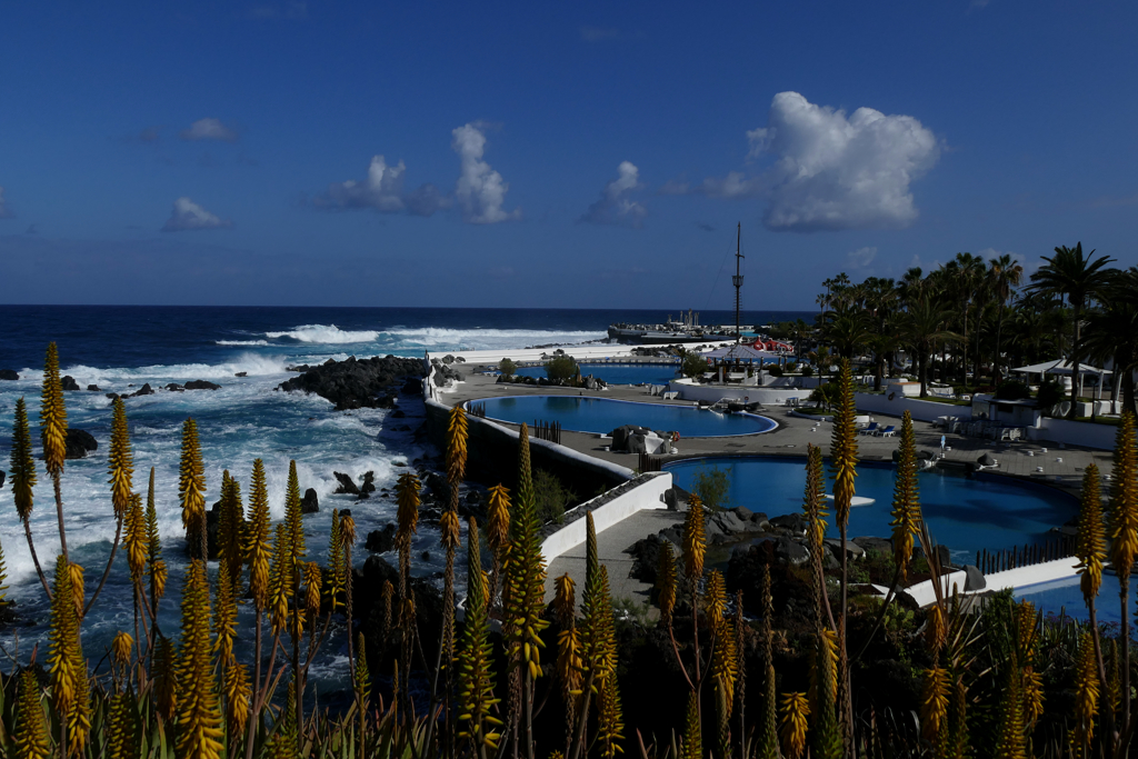 View of Parque Maritimo Cesar Manrique, Puerto de la Cruz