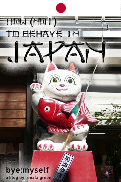 Pinnable Picture for the Post How (not) to behave in JAPAN