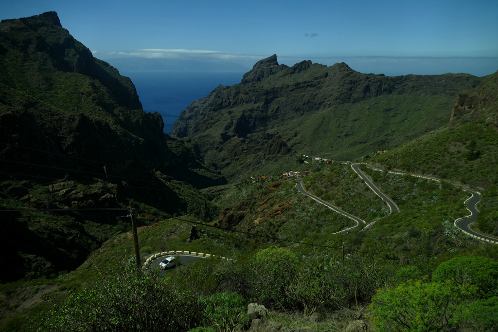 View from the road leading to Mount Teide in Tenerife