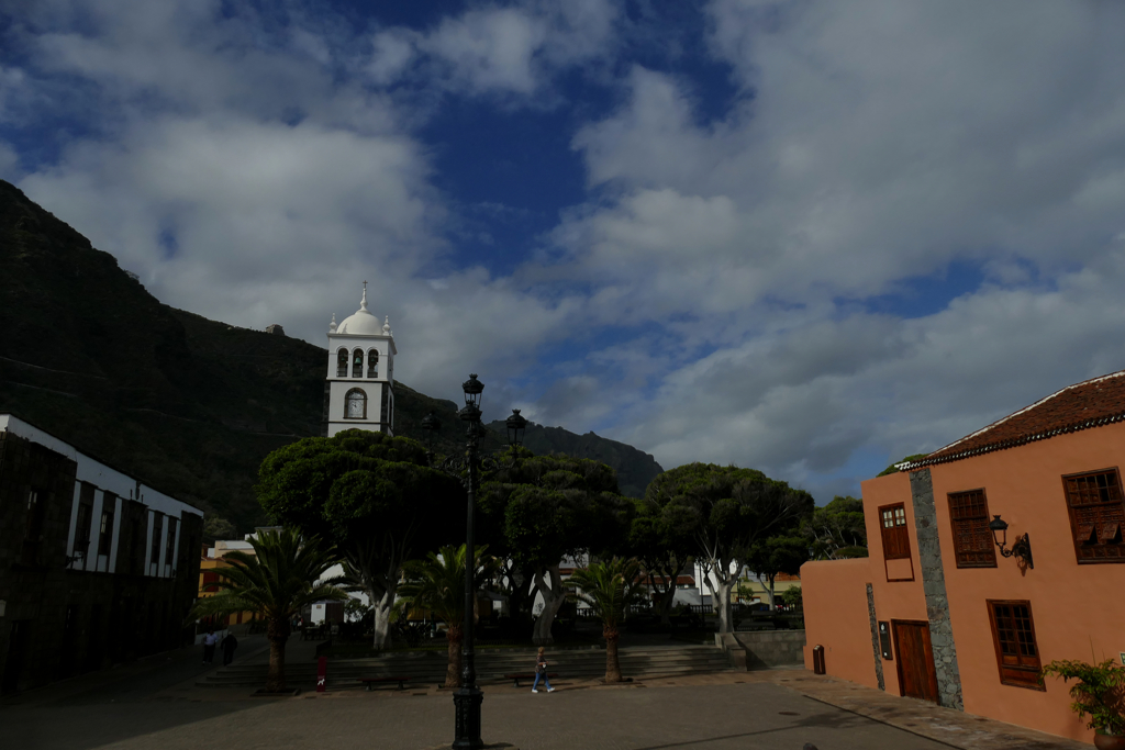 Plaza de la Libertad in the center of Garachico.