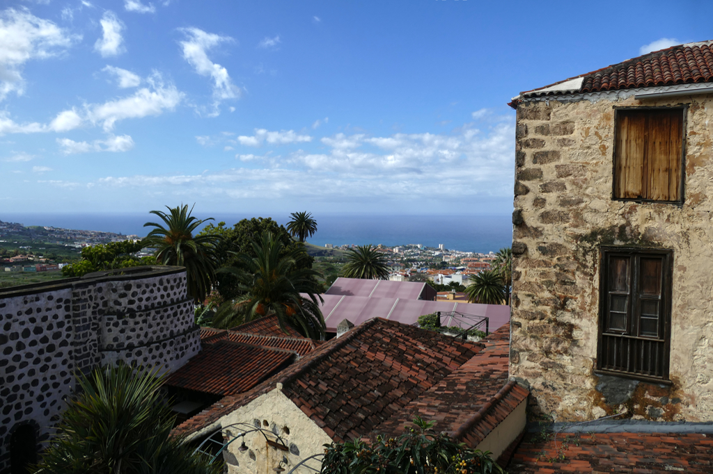 View from the mountain town La Orotava