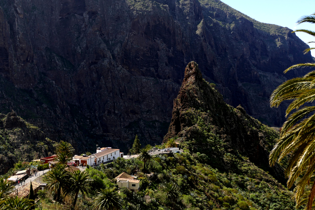 The village of Masca with the iconic Roque de Catana in the backdrop.