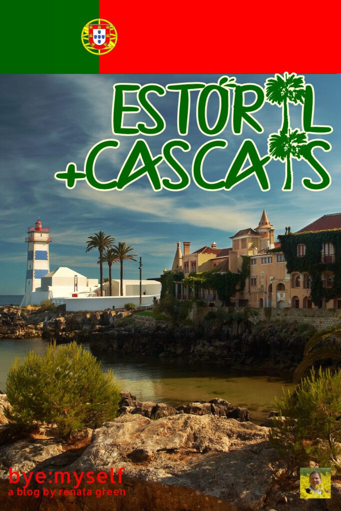 Pinnable Picture for the Post on Estoril and Cascais in Portugal