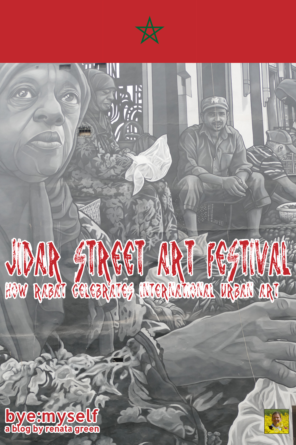 Pinnable Picture for the Post on JIDAR Street Art Festival Rabat