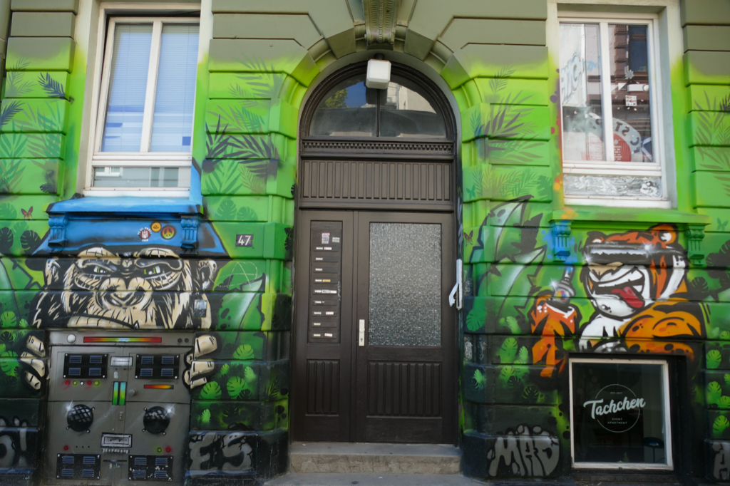 Door at the Schanzenviertel in Hamburg