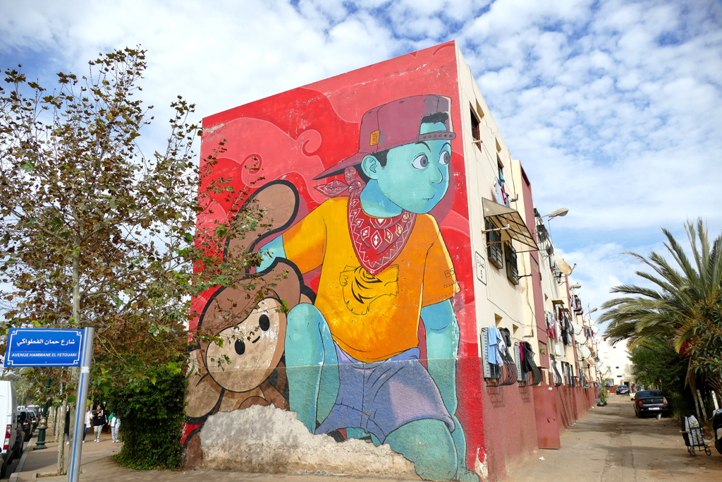Mural by MACHIMA for the Jidar Street Art Festival in 2016