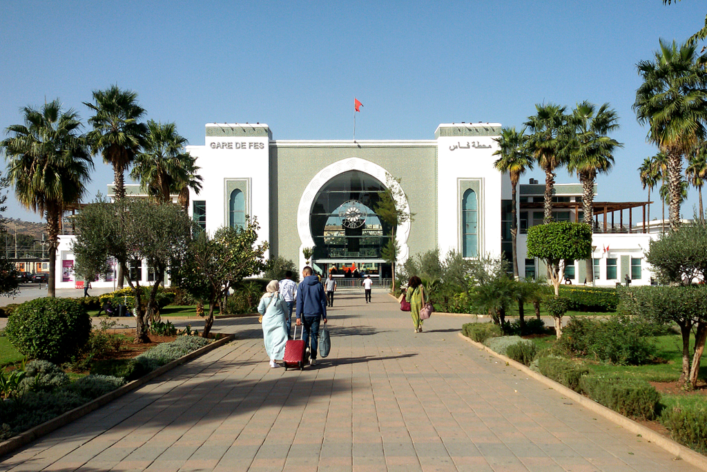 Fez train station.