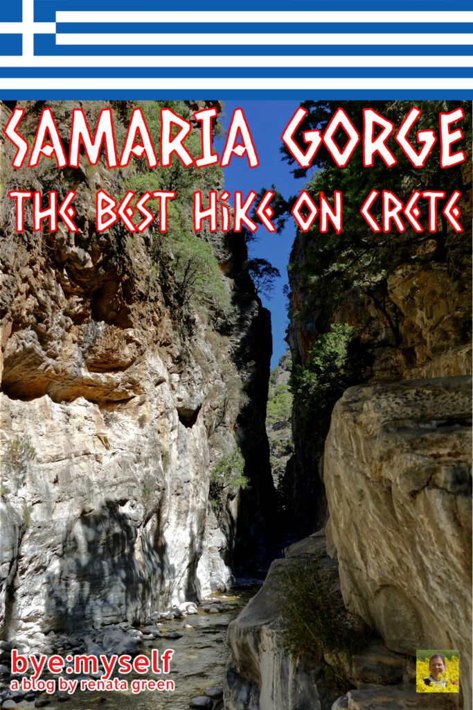 Pinnable Picture on the Post SAMARIA GORGE - the Best Hike on Crete