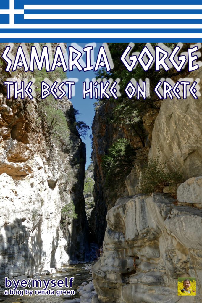 Pinnable Picture on the Post SAMARIA GORGE - the Best Hike on Crete