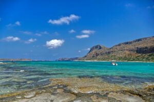 View of the Aegean Sea on a day trip to BALOS and GRAMVOUSA - Crete's Most Excellent Beaches