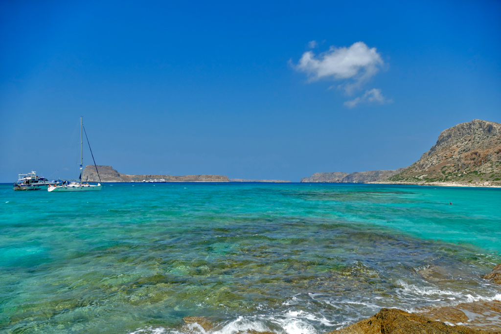 View of the Aegean Sea on a day trip to BALOS and GRAMVOUSA - Crete's Most Excellent Beaches