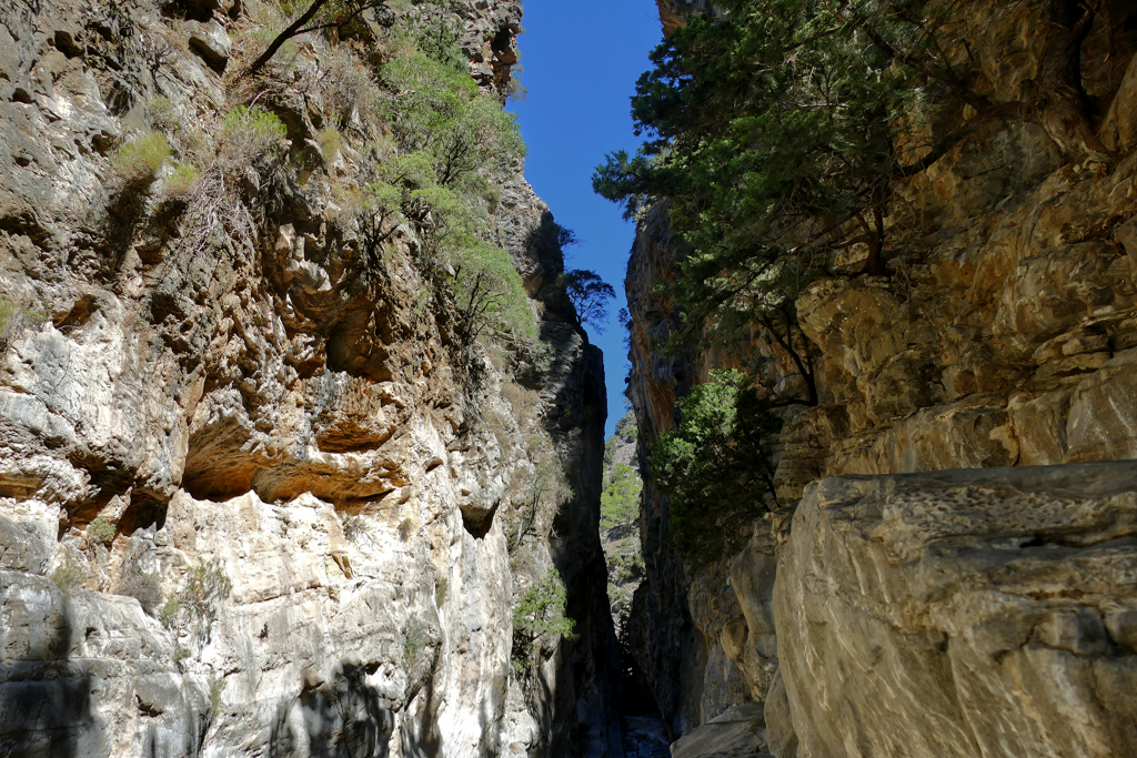 The so-called Iron Gate, the gorge's narrowest part.