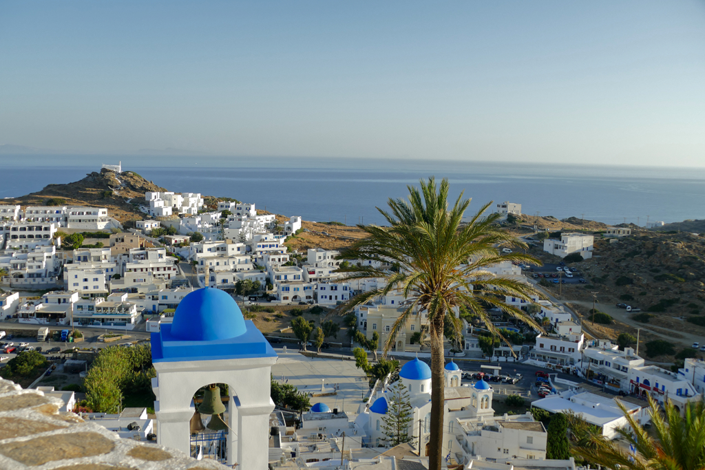 The Chora of Ios from above.