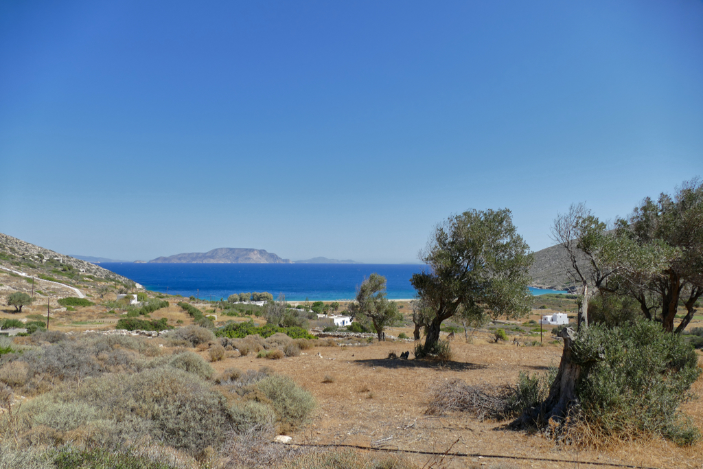 The bay of Theodoti on the island of Ios.