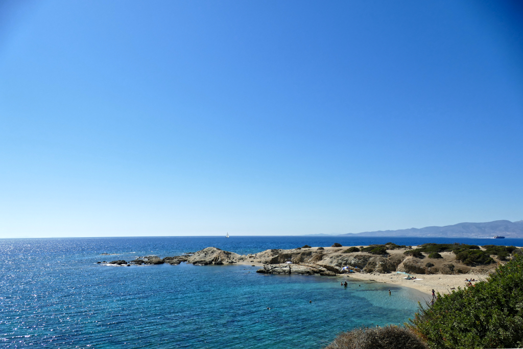 Bay at Alyko Beach in Naxos