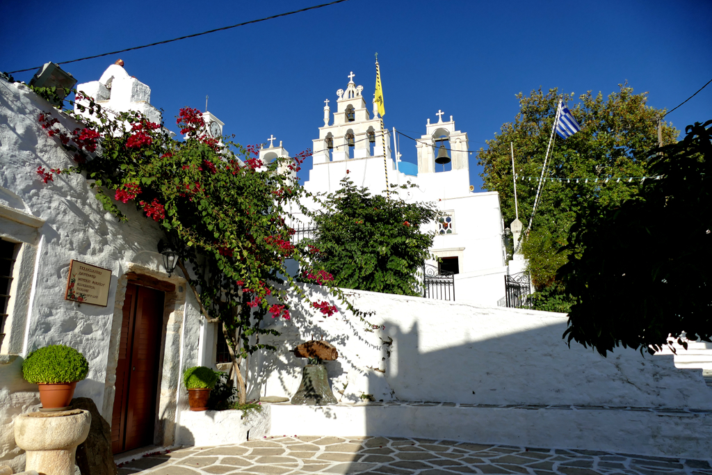 Church Panagia Filotitissa in Filoti, one of the mountainous villages in Naxos.