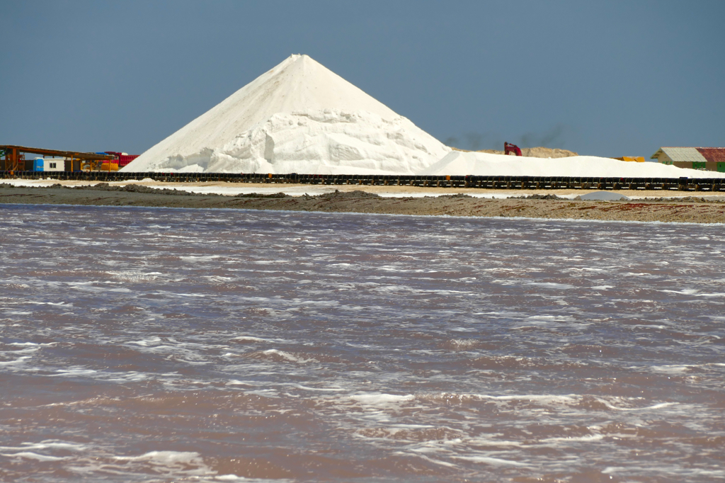 Salt mine in Bonaire