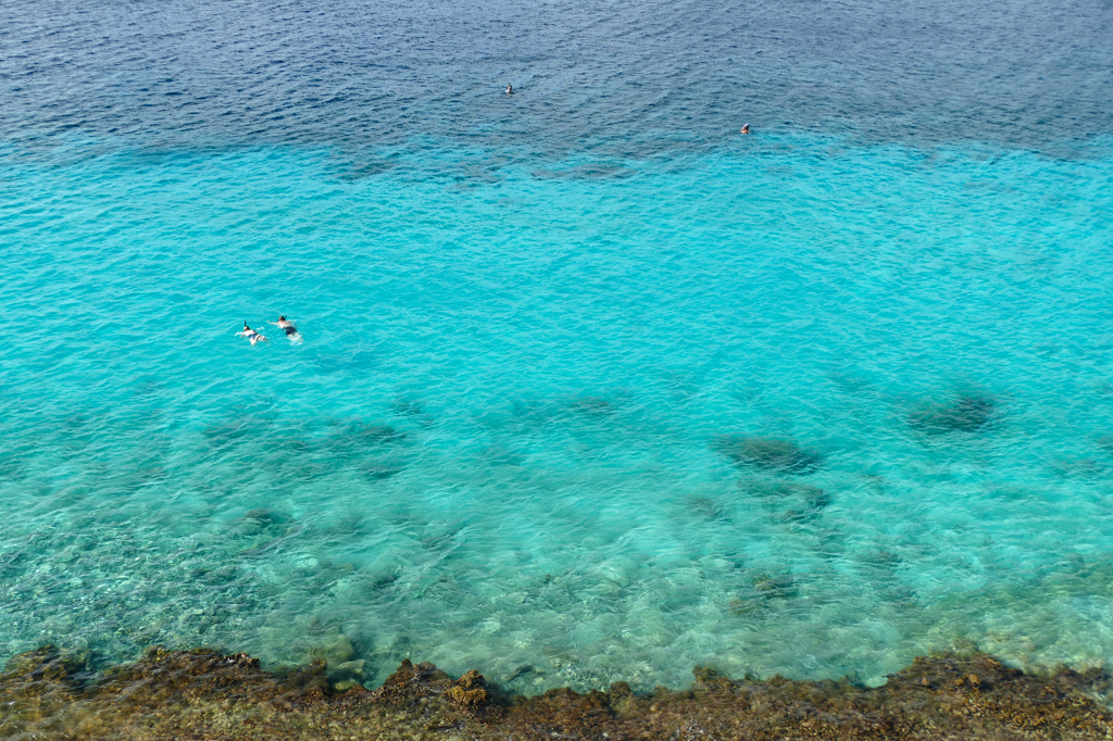 Couple Snorkeling in Bonaire