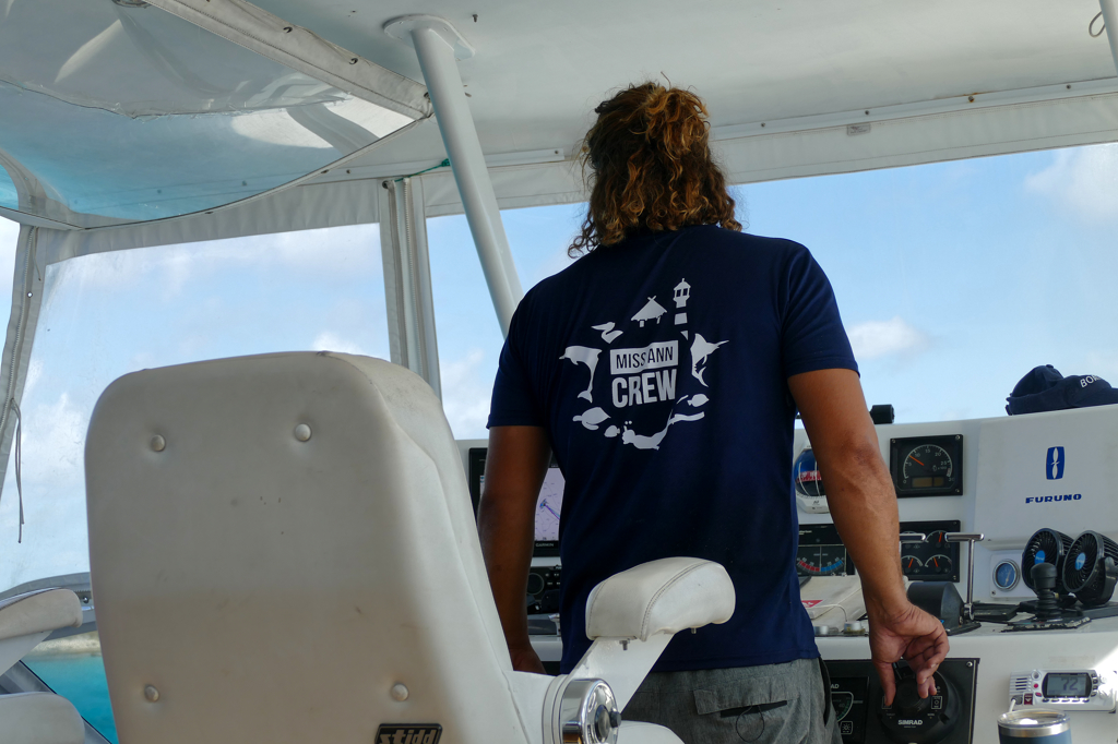 Crew of Miss Ann Boat Trips on Klein Curacao