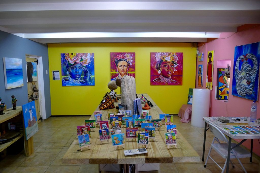 Art store in Willemstad in Curacao