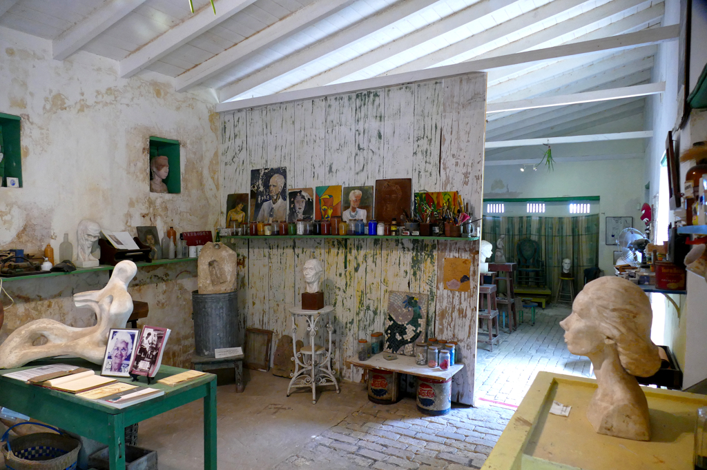 Studio of May Henriquez at the Landhuis Bloemhof in Willemstad in Curacao, The Caribbean Island That Has It All