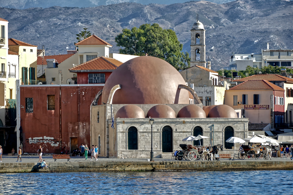 The former Küçük Hasan Pasha Mosque, one of Chania's most emblematic landmarks.